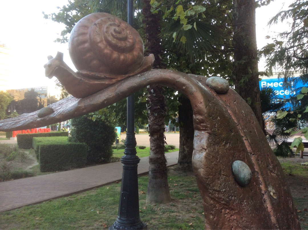 Sculpture Bench-Snail-索契必去景点