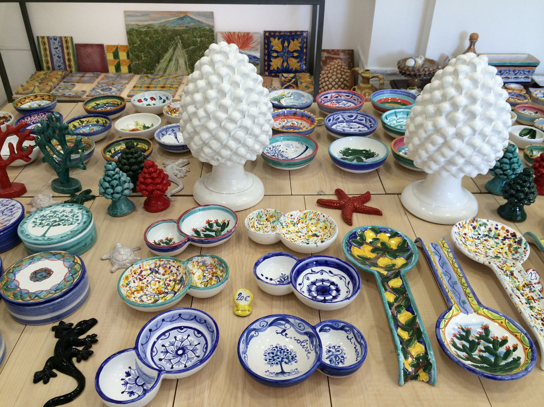 Taormina Painting Class on cold Ceramic Workshop Class景点图片