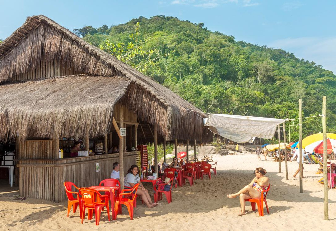 Prumirim Beach餐馆和美食-Barraca da Neide