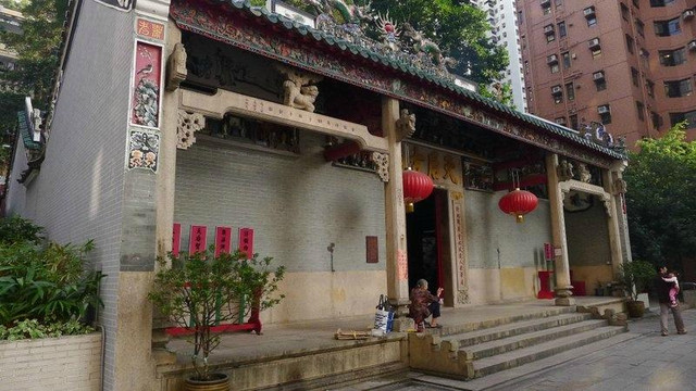 铜锣湾天后庙-香港必去景点