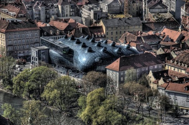 Kunsthaus Graz-格拉茨城必去景点