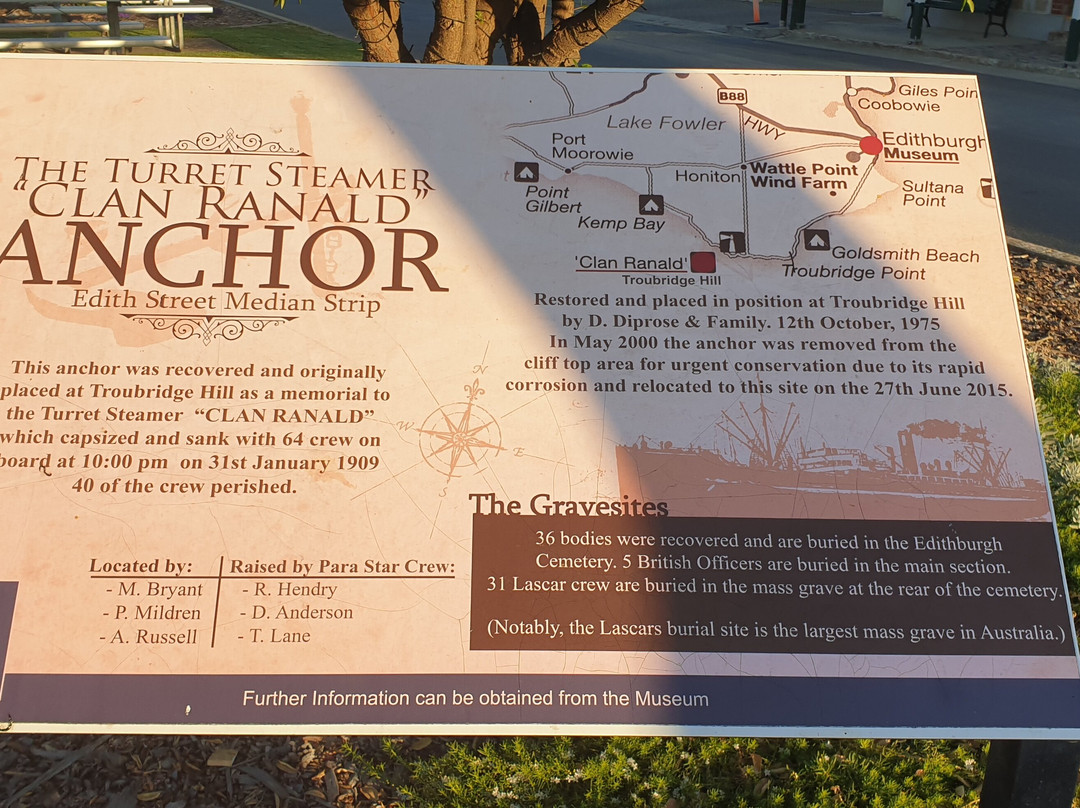 Clan Ranald Anchor Edithburgh