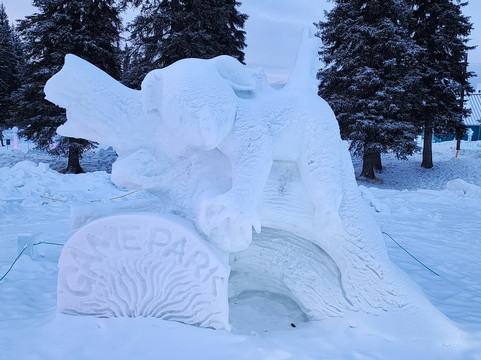 Ice Alaska Ice Park-费尔班克斯必去景点