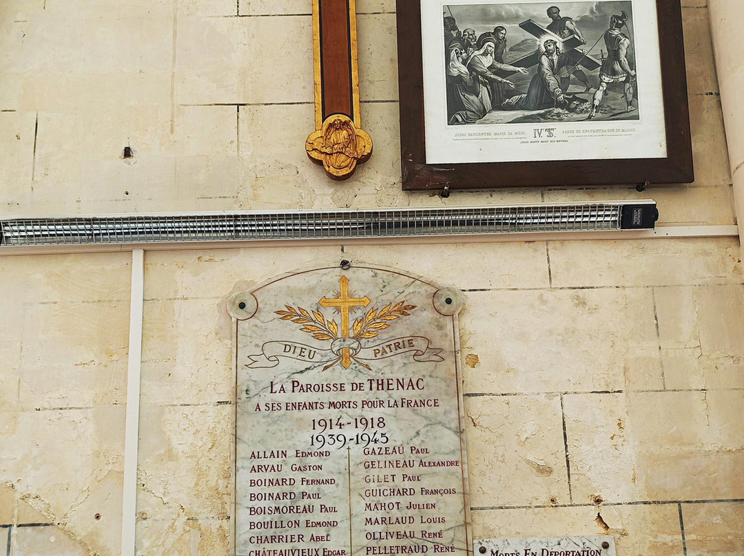 Église Saint-Pierre de Thénac-Thenac必去景点