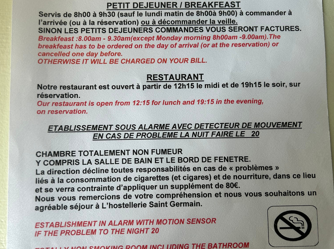 Hostellerie Saint Germain主图