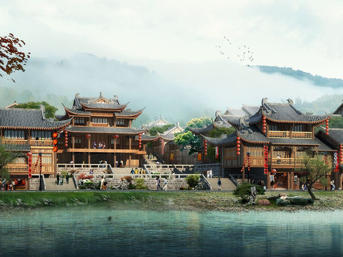 重庆大足石刻观堂主图