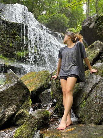 Twin Falls/Eastatoe Falls-Sunset必去景点