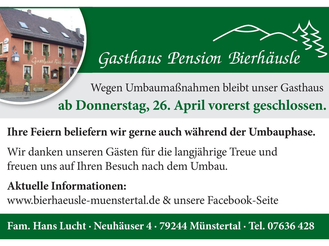 Gasthaus Bierhäusle主图
