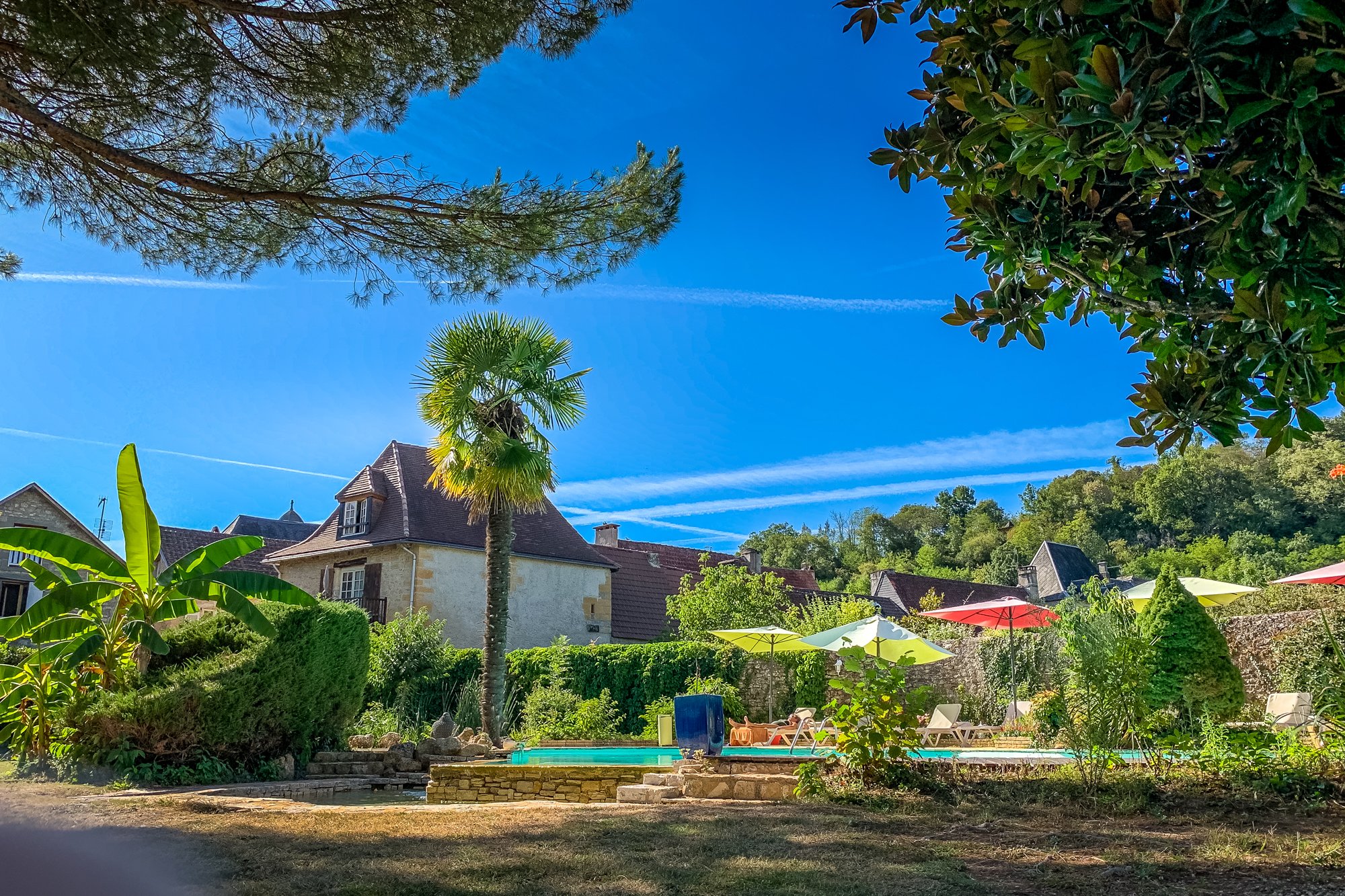 La Roseraie-泳池