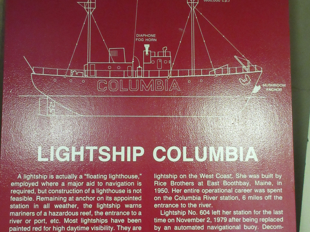 Lightship Columbia-阿斯托里亚必去景点