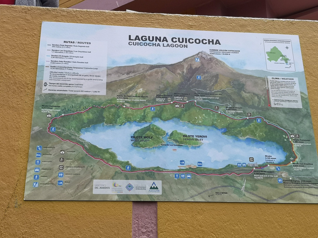 Laguna de Cuicocha景点图片