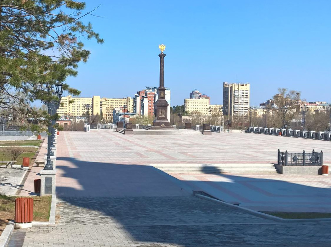City of Military Glory Stela-哈巴罗夫斯克必去景点