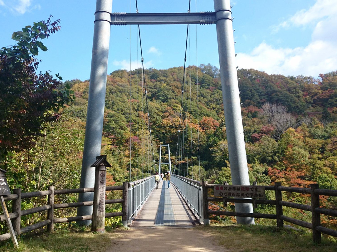 Yamabiko Tsuribashi-七宿町必去景点