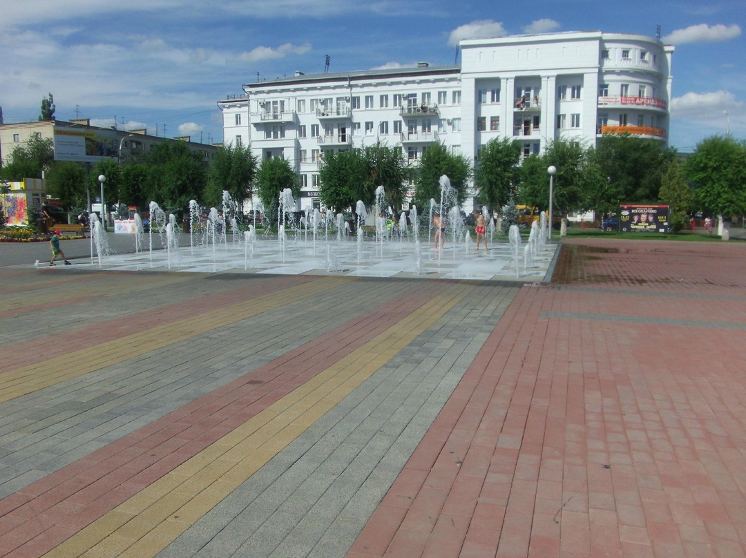 Fountain at Soviet Square-伏尔加格勒必去景点
