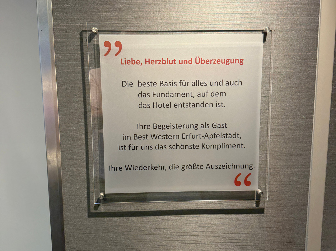 Best Western Hotel Erfurt-Apfelstaedt主图