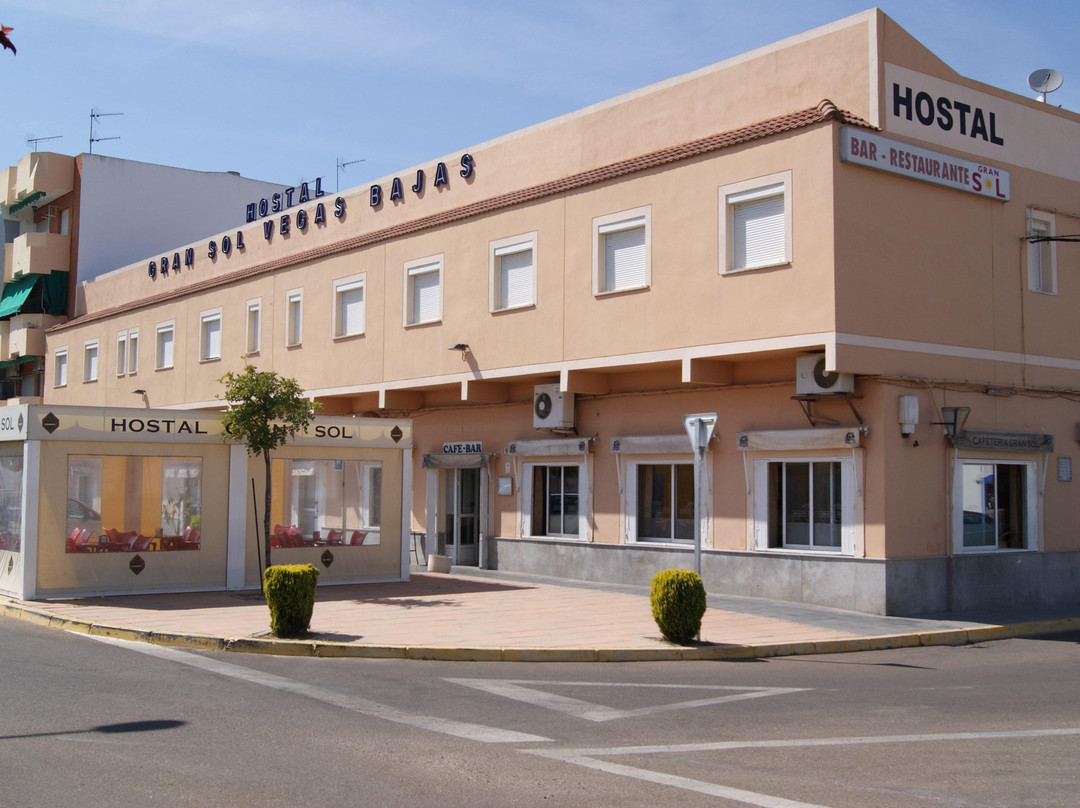 Puebla de la Calzada酒店住宿-Hostal Gran Sol Vegas Bajas