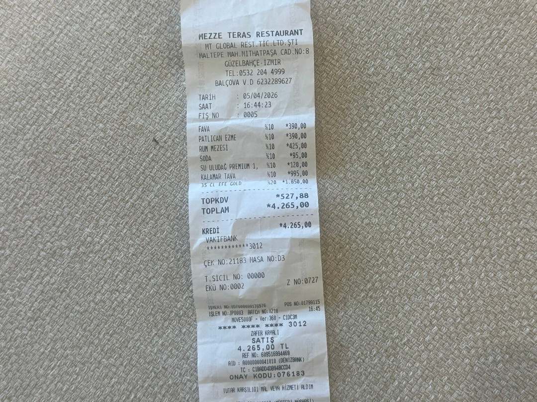 Mezze Teras Restaurant主图