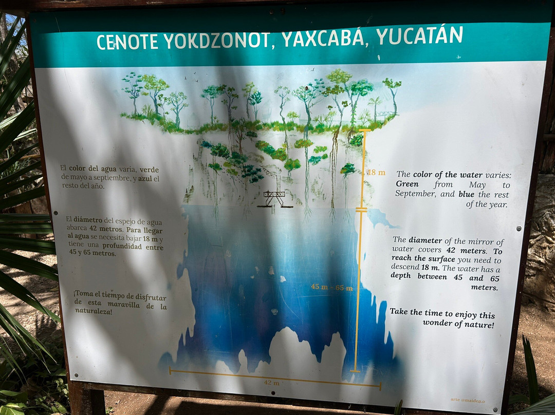Cenote Yokdzonot-Yokdzonot必去景点
