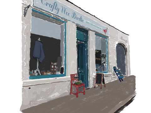 Auldearn旅游景点-Crafty Wee Birdie Gift Shop