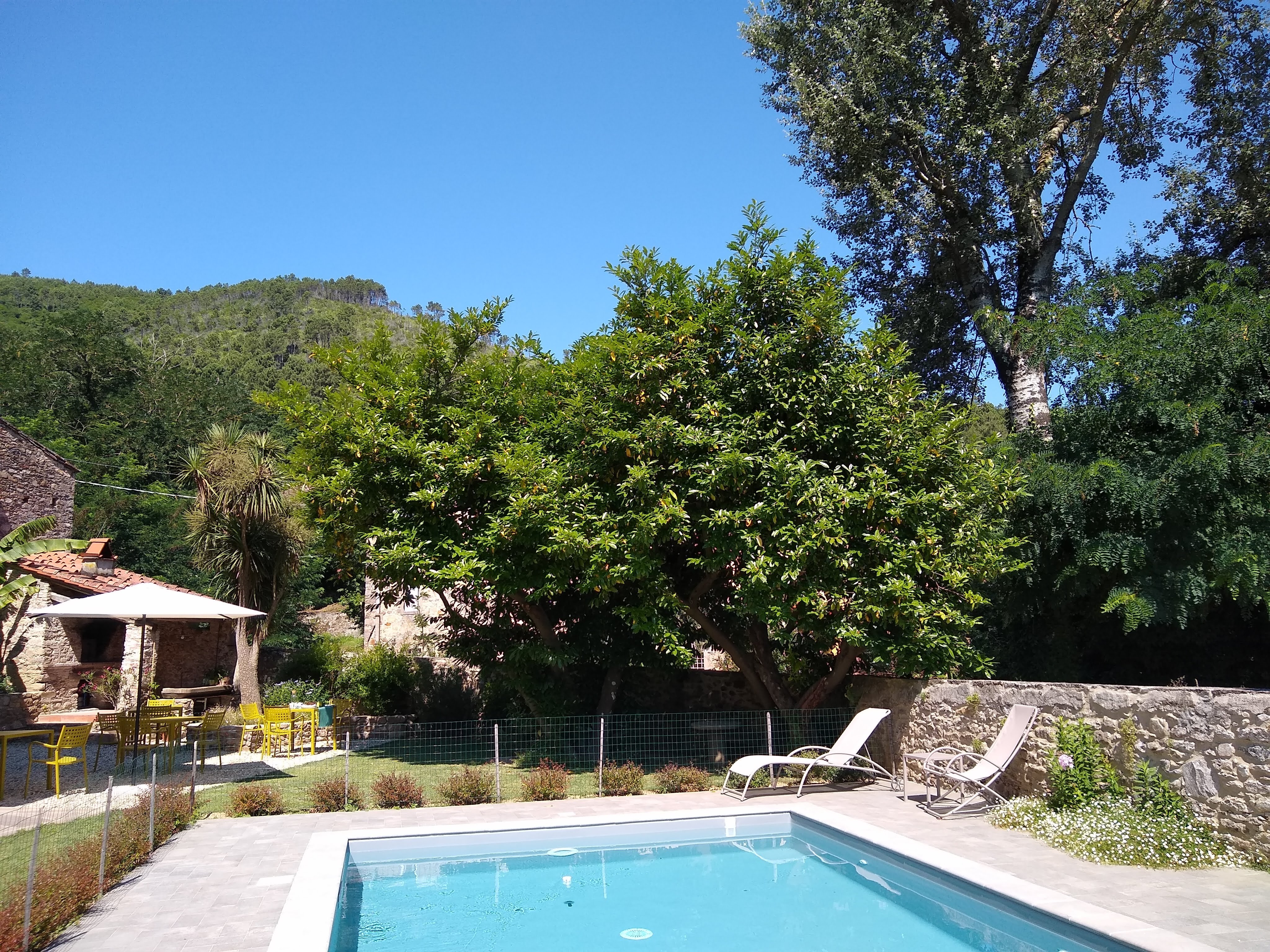 B&B Antica Pergola Di San Giusto-泳池
