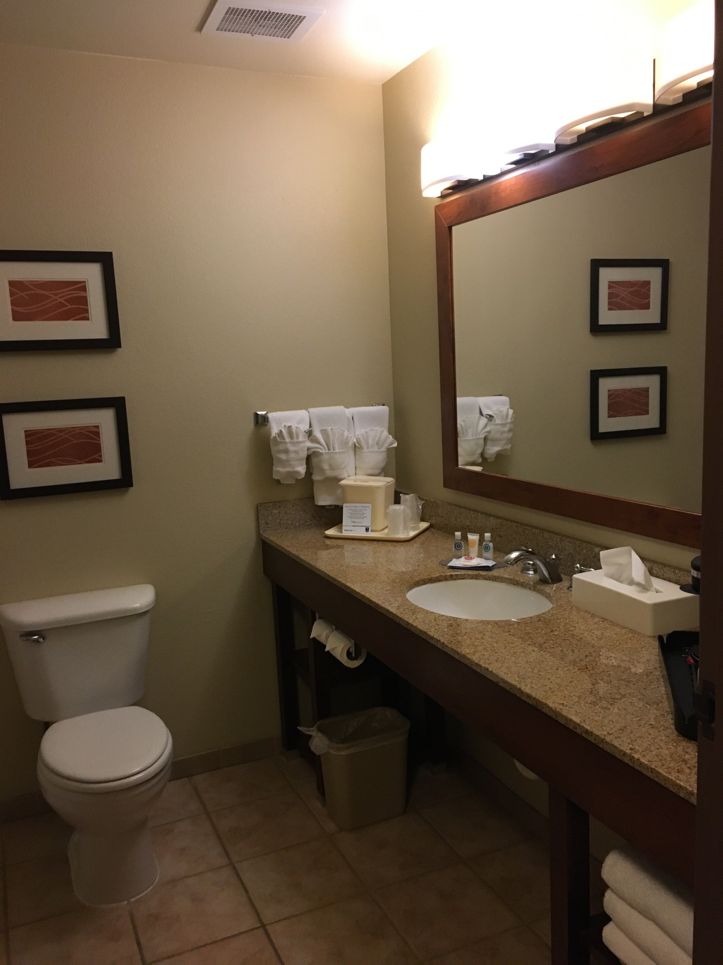 Comfort Inn Evansville-Casper-浴室