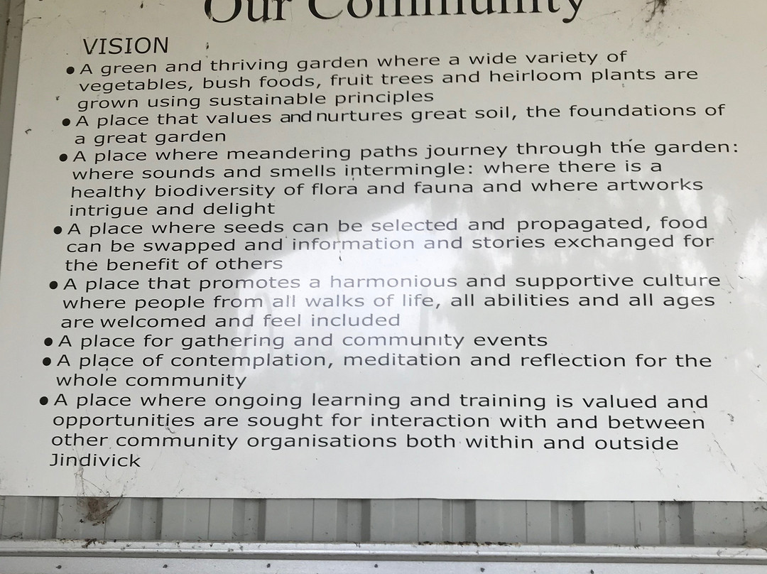 Community Garden-Jindivick必去景点