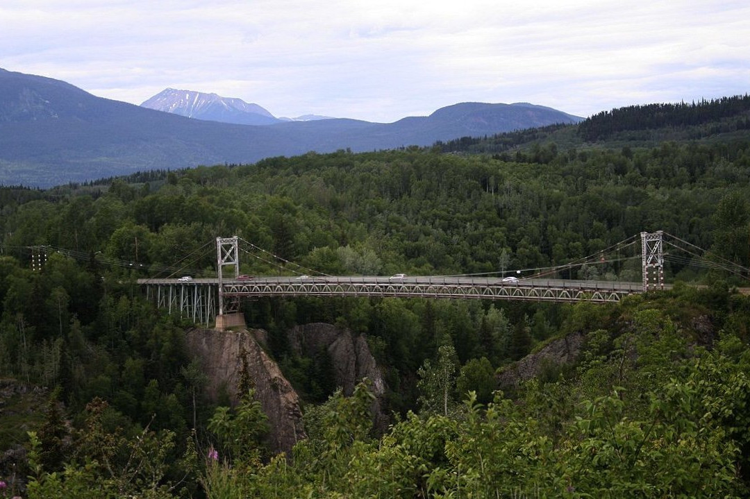 Hagwilget Canyon Bridge-新黑兹尔顿必去景点