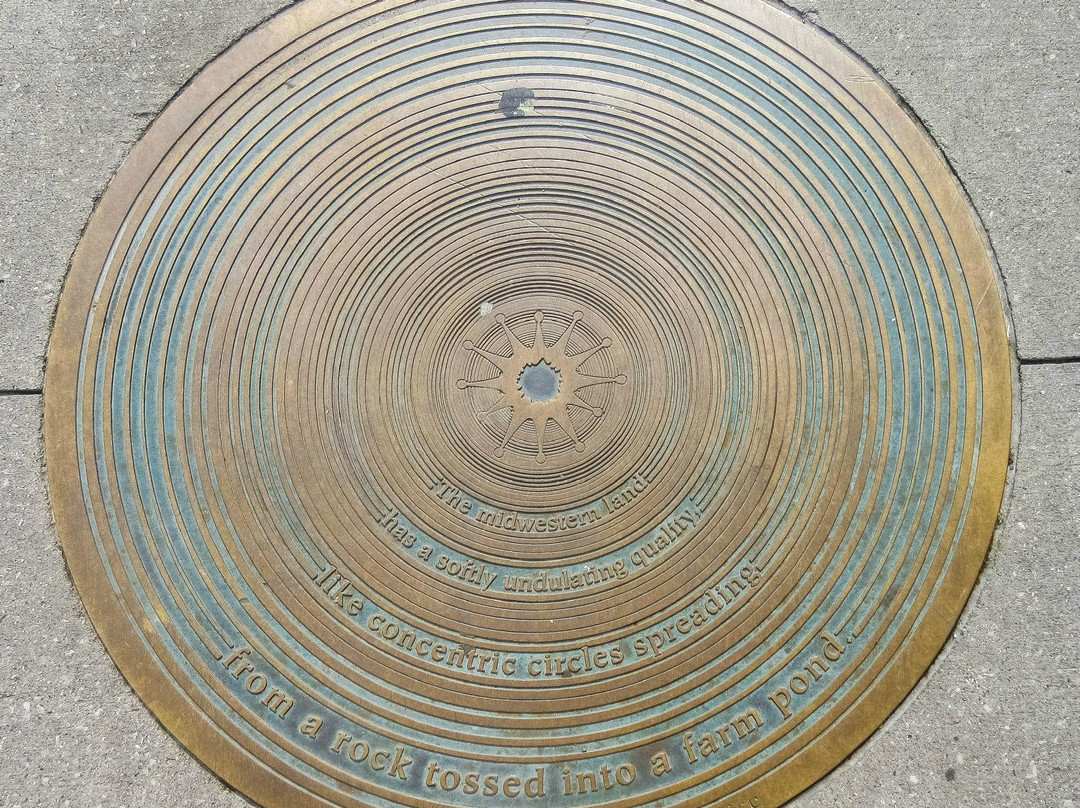 Iowa Avenue Literary Walk-爱荷华城必去景点