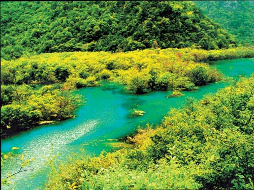 陇南文县天池景点图片