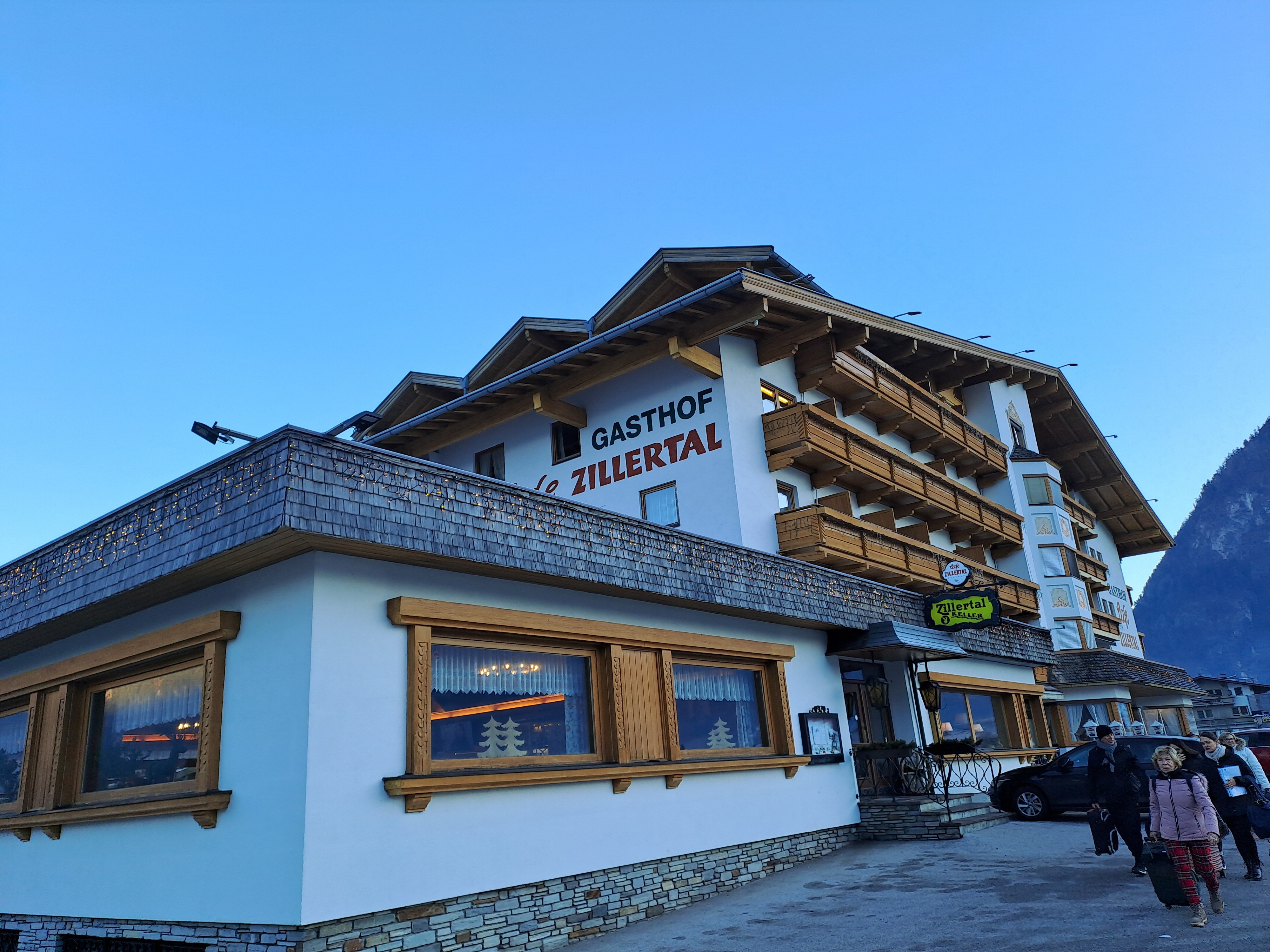 Hotel Cafe Zillertal-浴室
