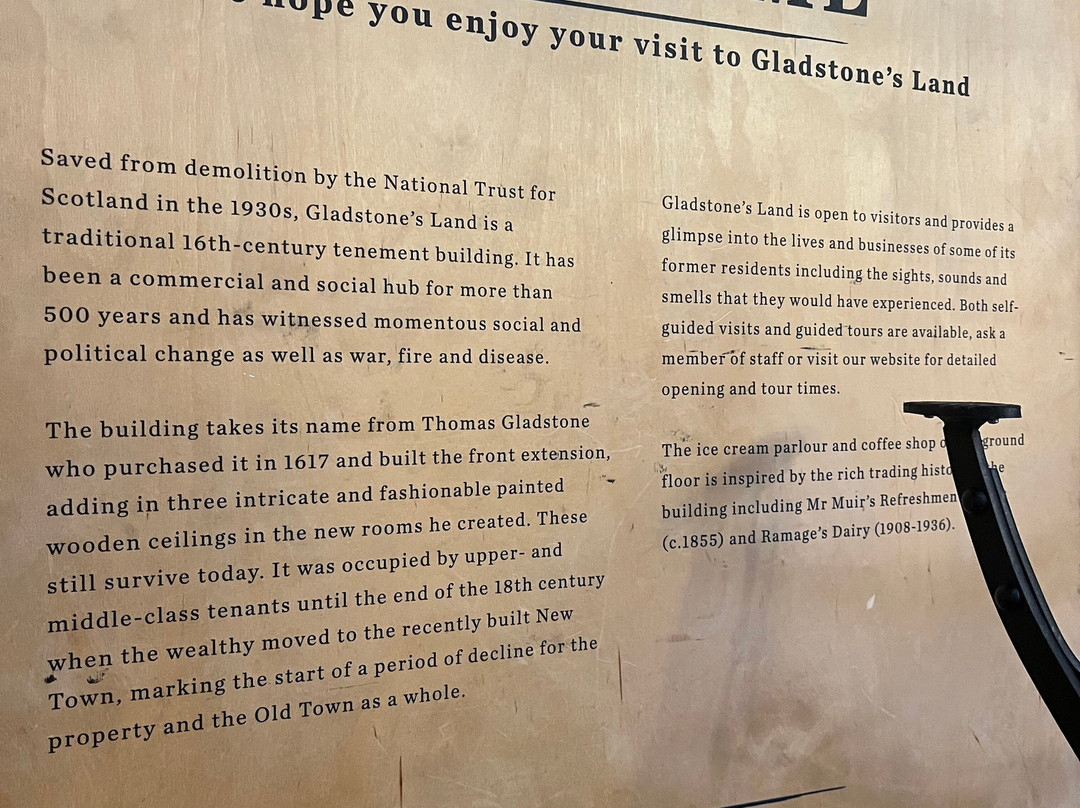 Gladstone's Land-爱丁堡必去景点