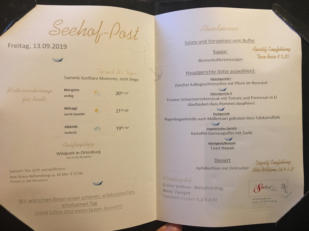 Hotel Seehof Tauer主图