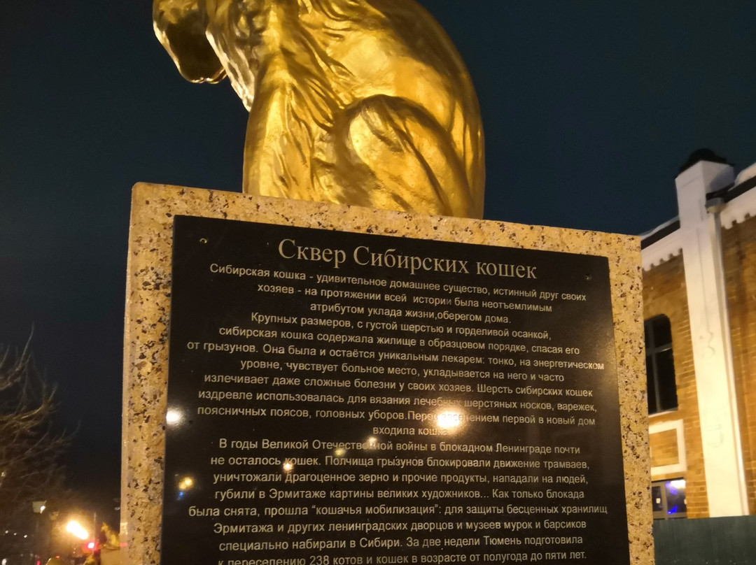 Skver Sibirskikh Koshek-秋明必去景点