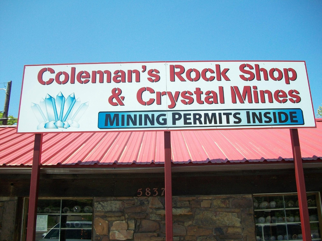 Coleman Crystal Mines and Rock Shop-Jim-Jessieville必去景点