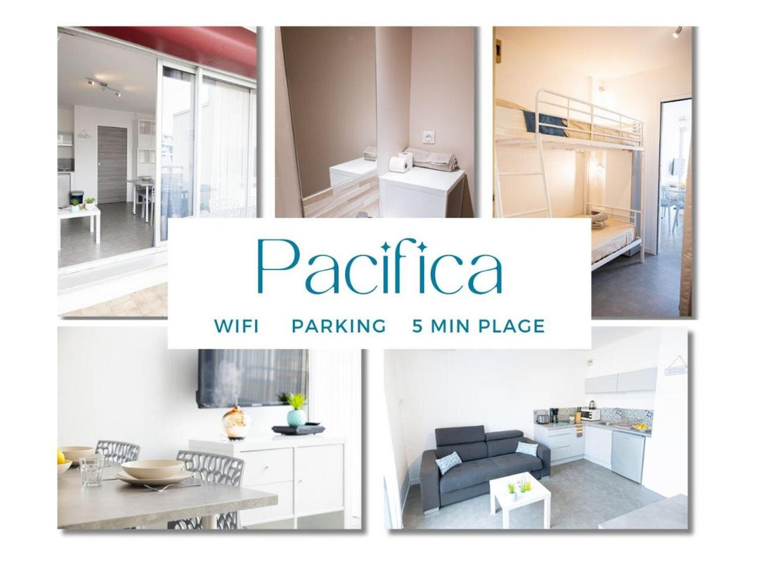 LE PACIFICA APPART - Neuf Parking WIFI CLIM 2min PLAGE - Résidence Le Pacific - CoHôteConciergerie La Grande Motte