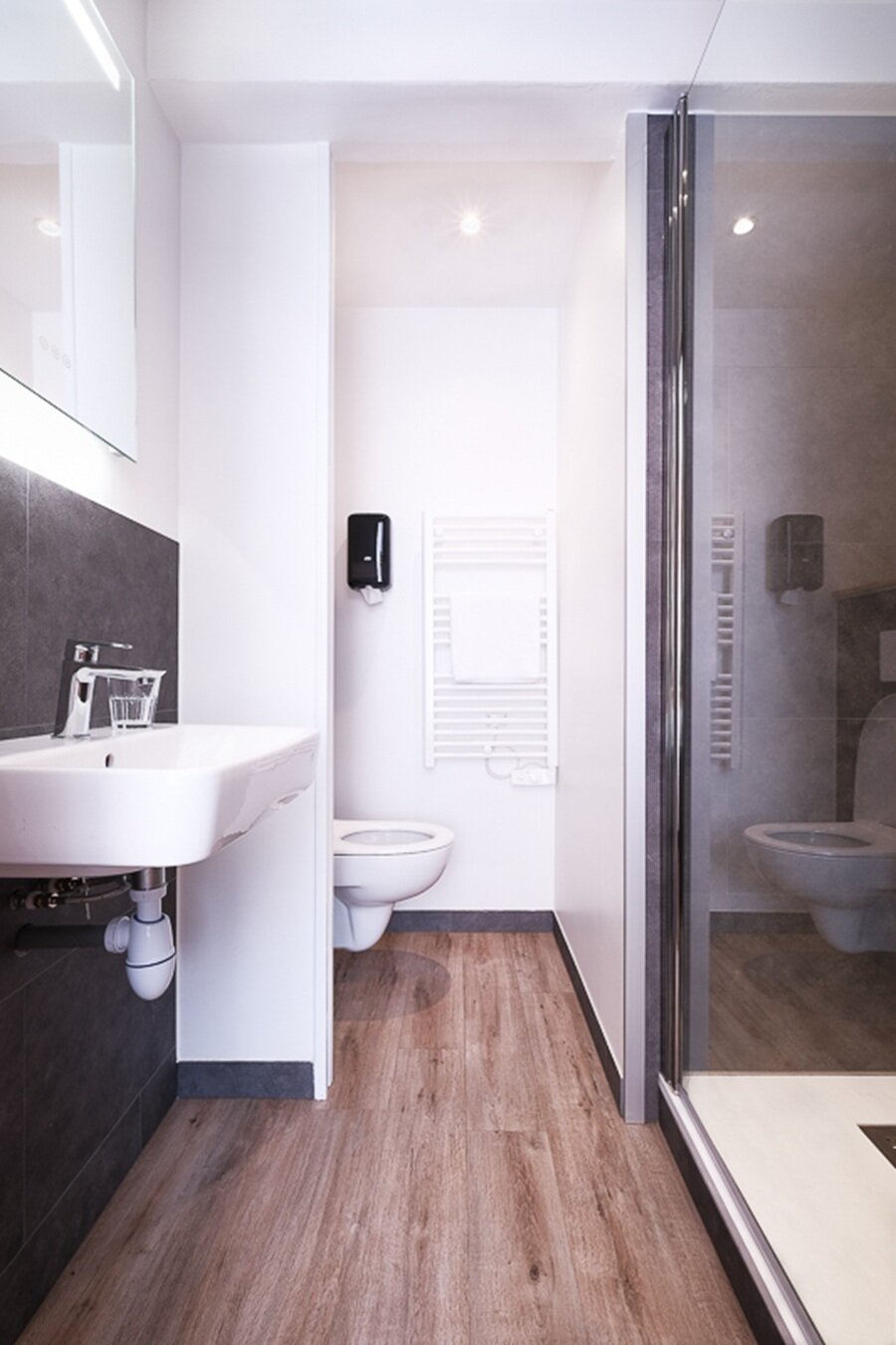 Hotel Restaurant Le Christiania-浴室