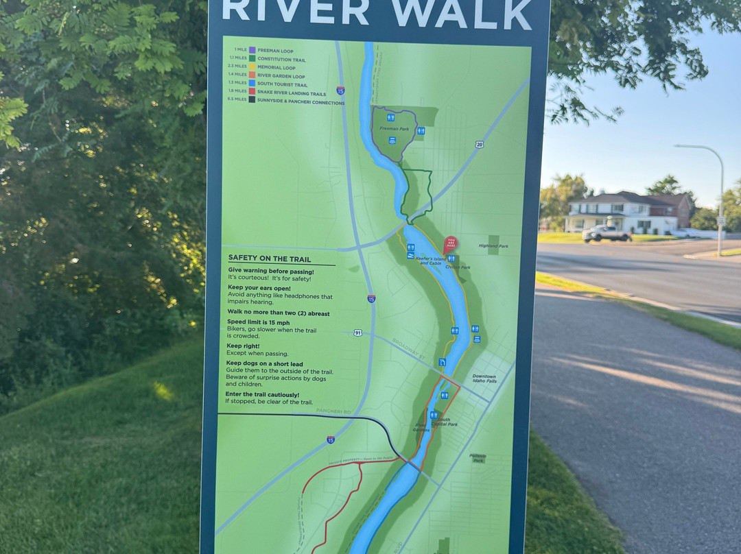 Idaho Falls River Walk-爱达荷福尔斯必去景点