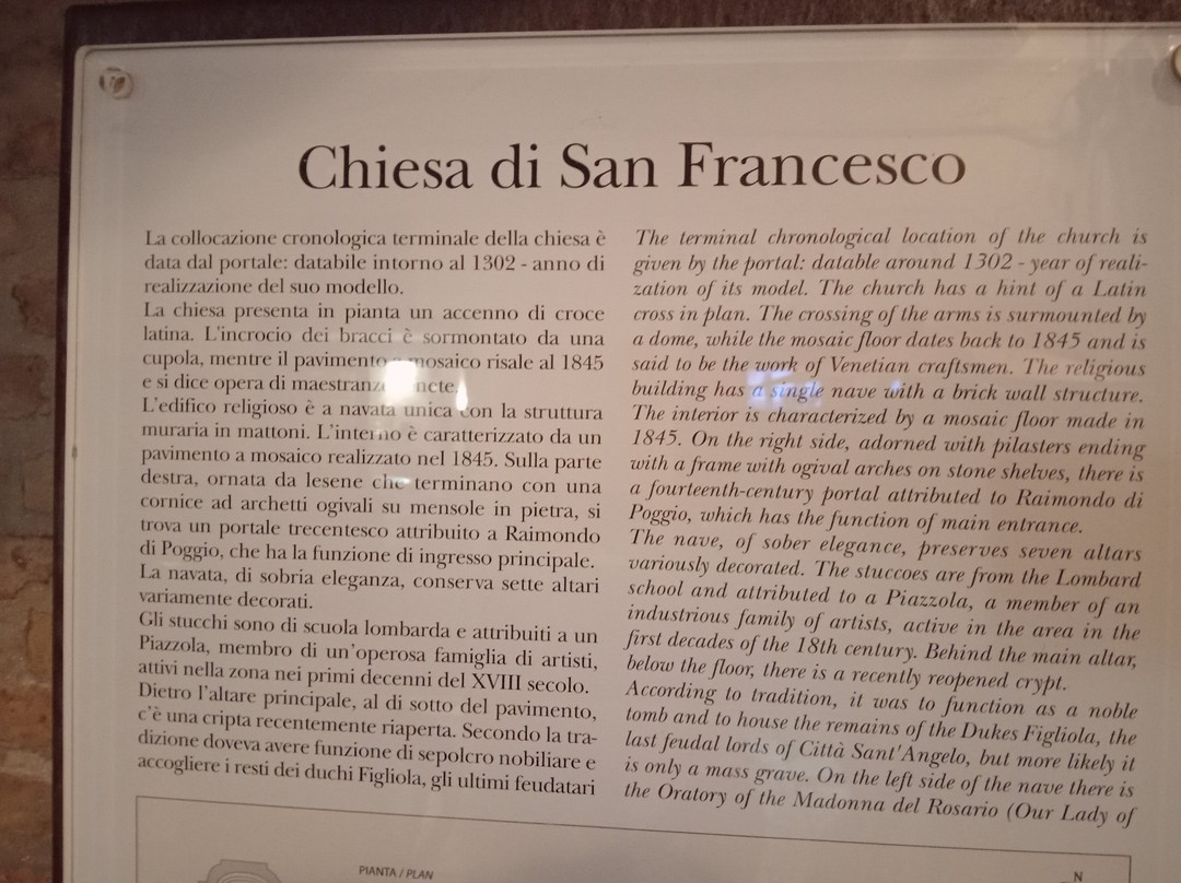 Chiesa di San Francesco-Citta Sant'Angelo必去景点