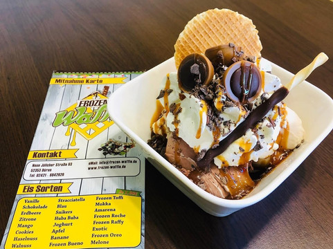 Frozen Waffle Eiskaffee Waffelhaus Hurghada