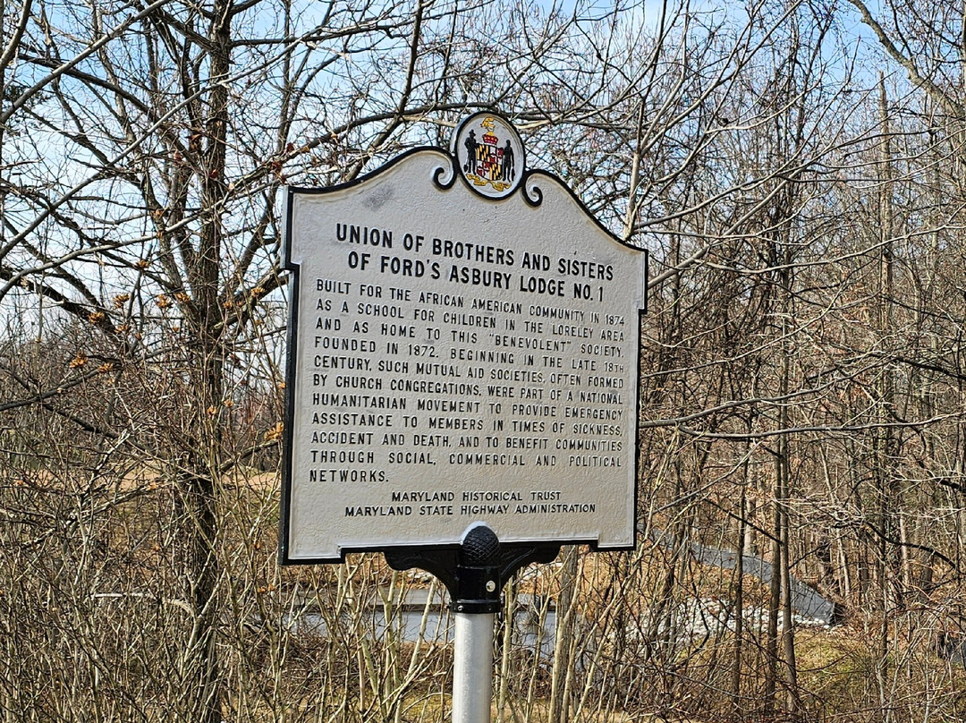 Union Of Brothers And Sisters Of Ford's Asbury Lodge No.1