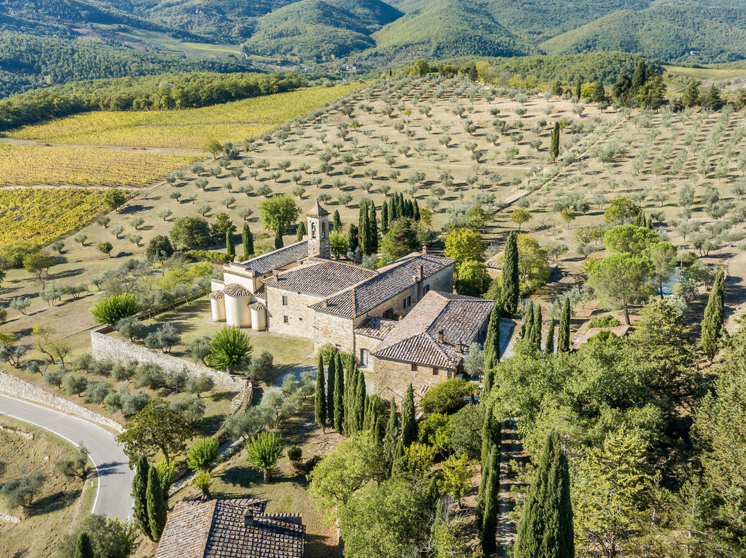 拉达因基安蒂酒店住宿-Pieve Aldina Relais & Chateaux