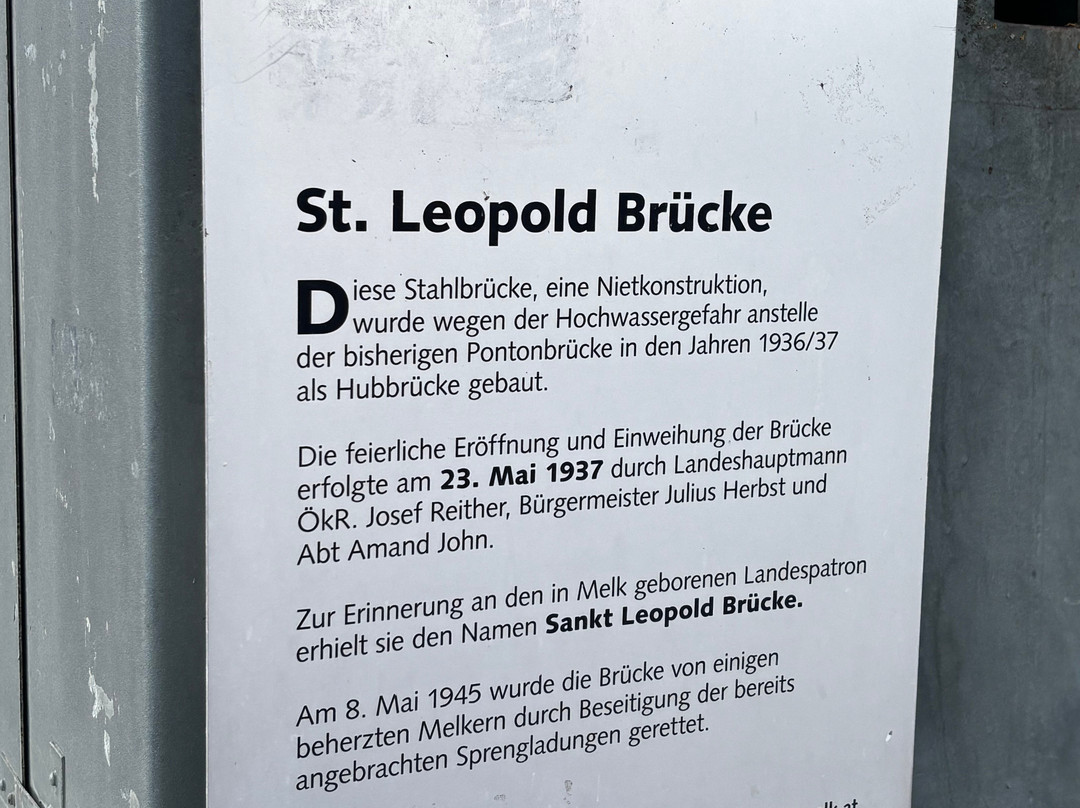 St. Leopold Brücke-梅尔克必去景点