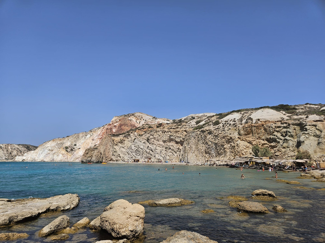 Firiplaka Beach-米洛斯岛必去景点