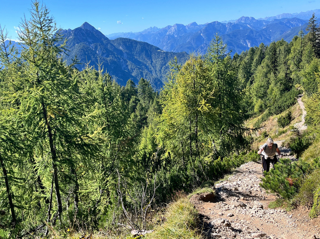 La Cima Cacciatore dal monte Lussari-Tarvisio必去景点