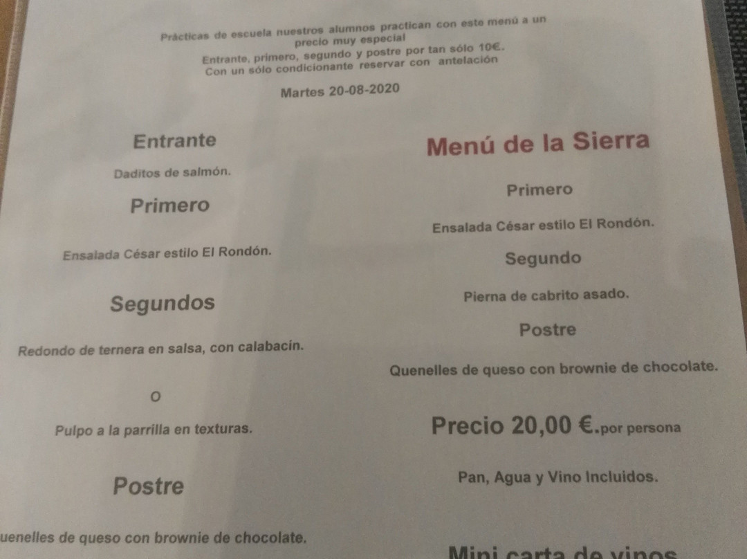 Hotel El Rondon主图