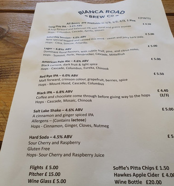 Bianca Road Brew-伦敦必去景点