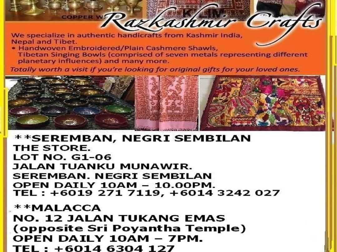 Razkashmir Crafts Seremban景点图片