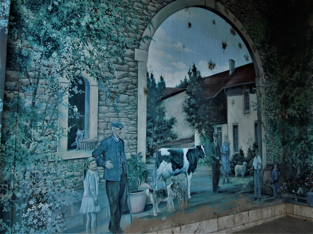 Rodemack旅游景点-Fresque Cour de Ferme