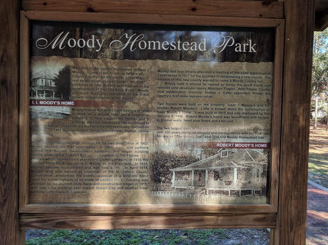Moody Homestead Park-Bunnell必去景点