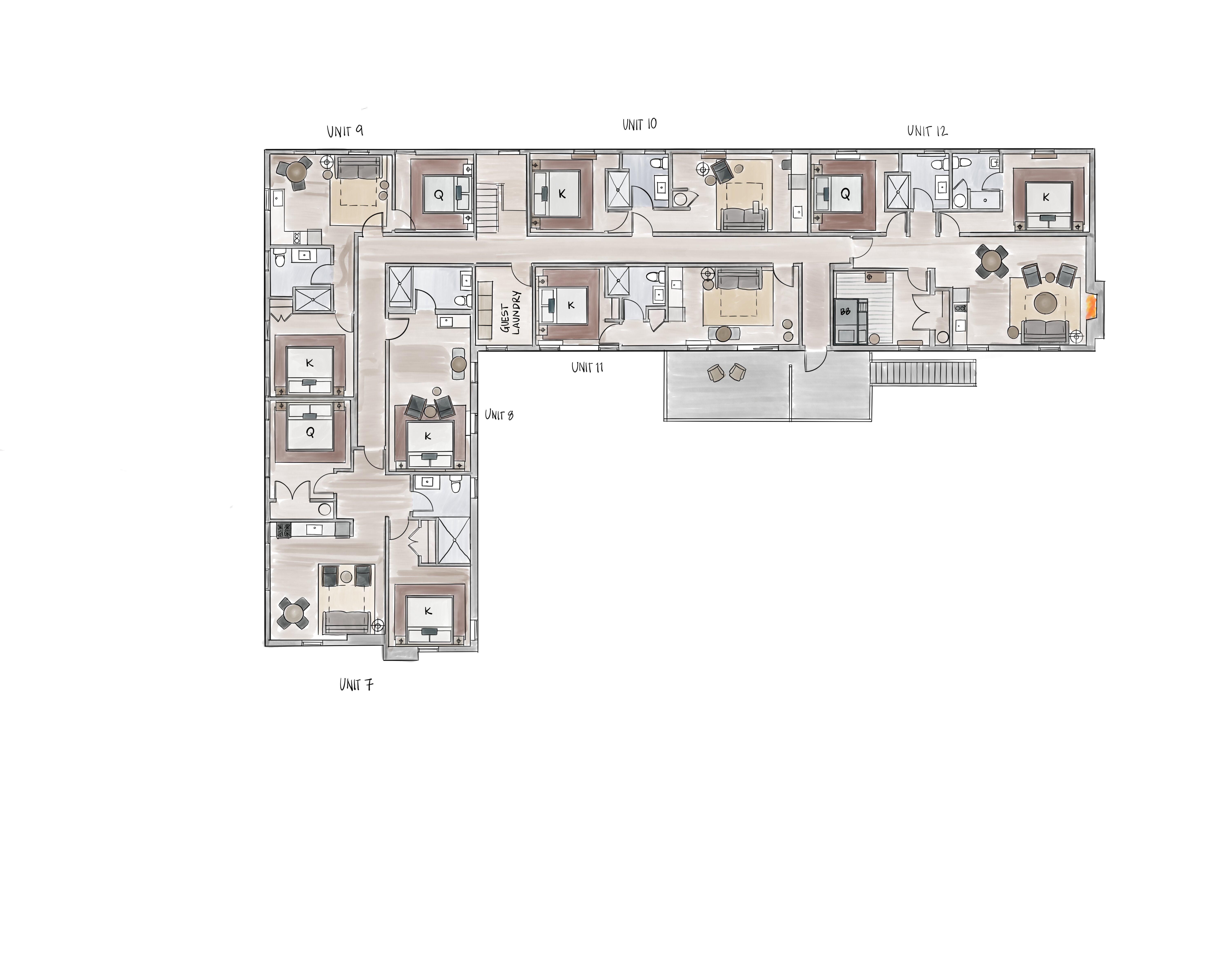 The Neighborhood Hotel Grand Beach-浴室